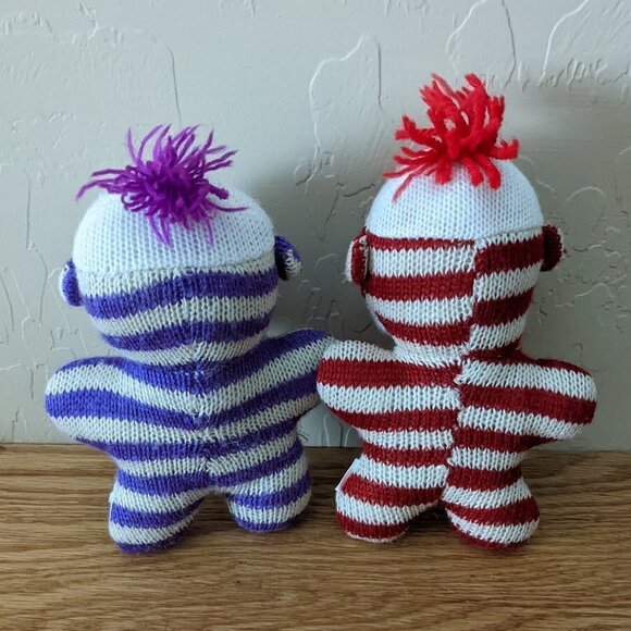 2/$20 Cute Little Sock Monkey Style Plush - Picture 3 of 3